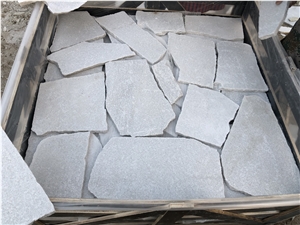 White Quartzite  Stone Random Flagstone Paver