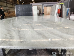 Mediterranean Blue Quartzite Honeycomb Backing Stone Slab