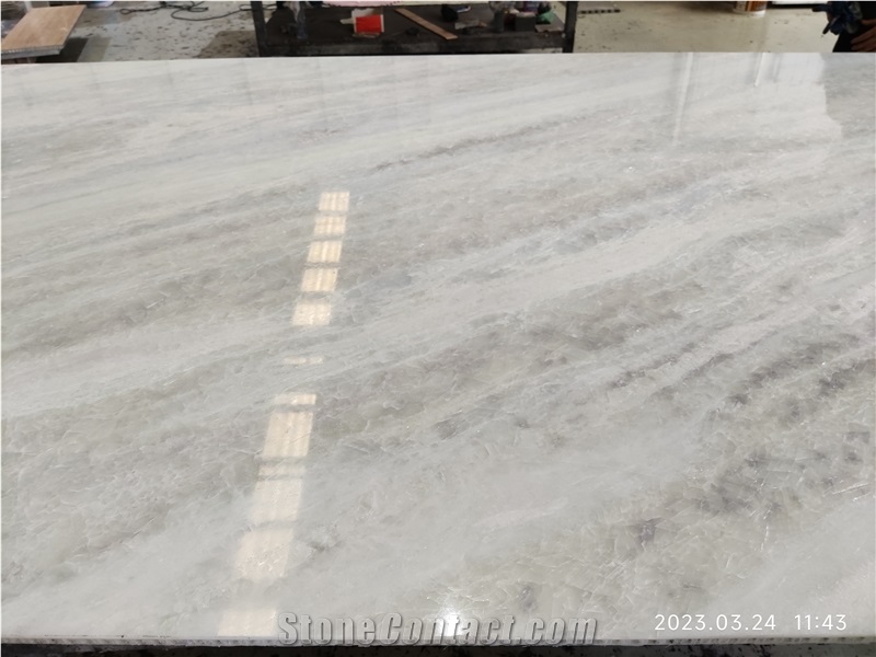 Mediterranean Blue Quartzite Honeycomb Backing Stone Slab