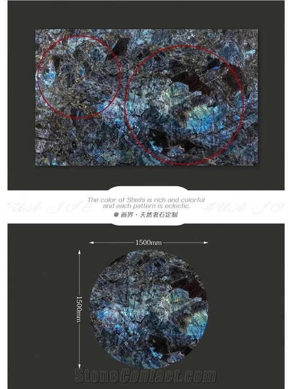 Blue Labradorite Blue Granite Table Top