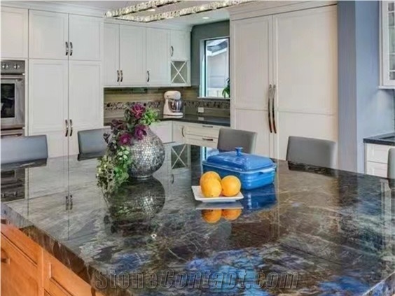 Blue Labradorite Granite Tile