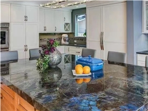 Blue Labradorite Granite Tile