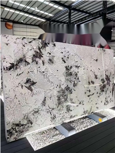 Brazil Autumn Splendor Granite Slab For Home Decor Luxury