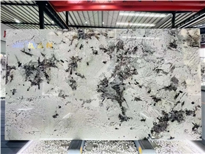 Brazil Splendor White Granite Slab For Round Dining Table