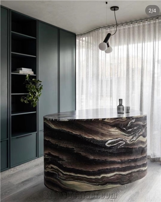 Italy Rosso Luana Stone Bath Countertop