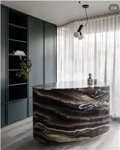 Italy Rosso Luana Stone Bath Countertop