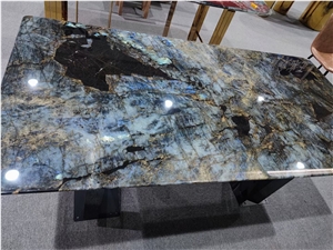 Madagascar Blue Labradorite Table Top