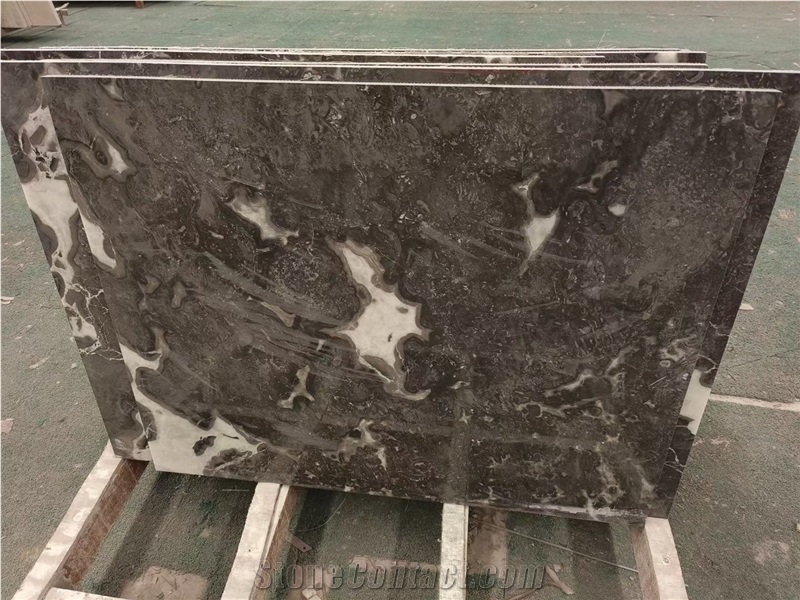 Romantic Grey Marble Slab&Tiles For Hotel Project
