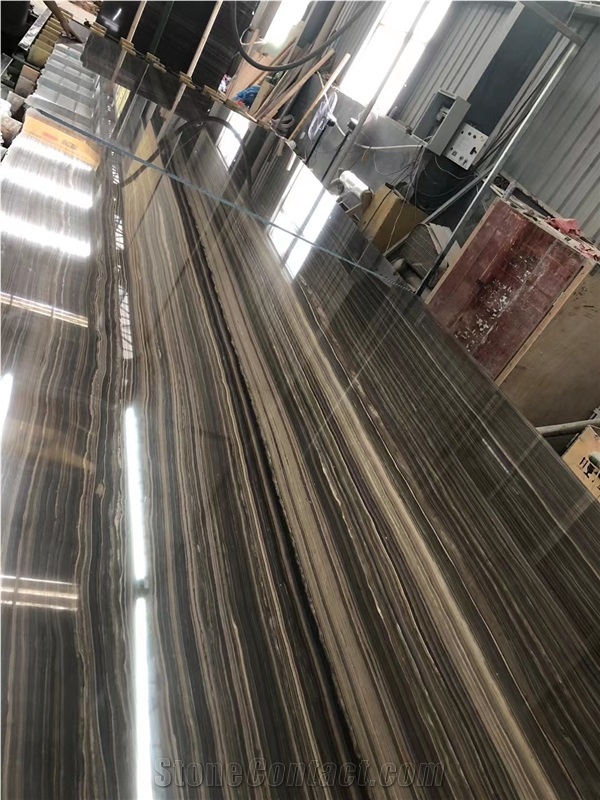 Tobacco Brown Marble Slab&Tiles With Vein Cut For Home Decor