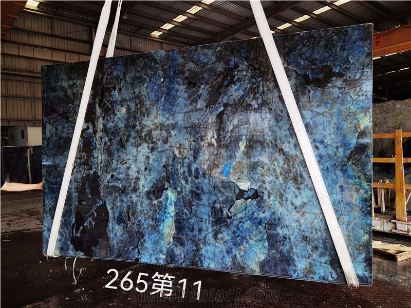 Top Quality Blue Emerald Slabs