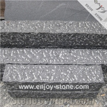 Black Basalt G684  Black Pearl Basalt Kerbstone