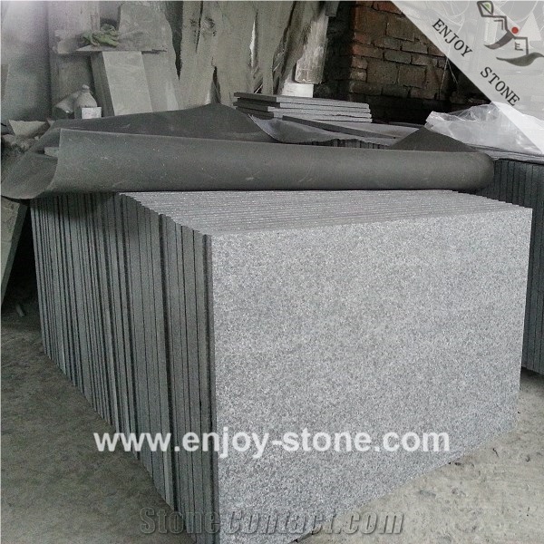 Black Basalt G684 Black Pearl  Basalt  Tiles Flamed