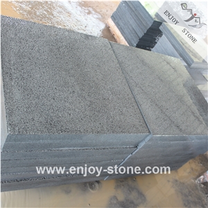 Black Basalt Tiles Bush Hammered