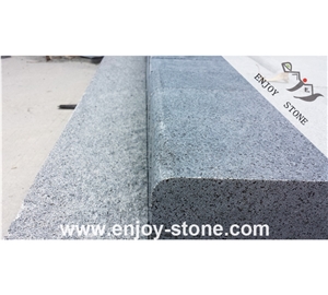 China G654 Sesame Grey Kerbstone For Road