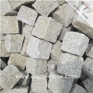 Chinese Rustic Yellow G682 Granite Paving Stone Pebble Stone