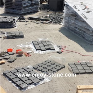 Cobblestones With Mesh For Paver And Road Side