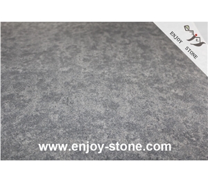 Flamed Mongolia Black Basalt Tiles For For Wall And Floor