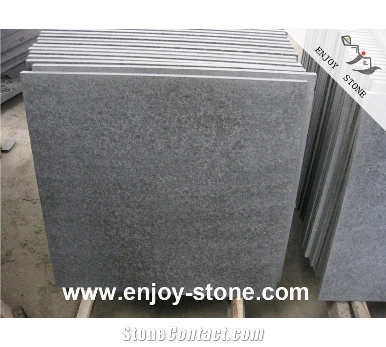 Flamed Mongolia Black Basalt Tiles For For Wall And Floor