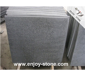 Flamed Mongolia Black Basalt Tiles For For Wall And Floor