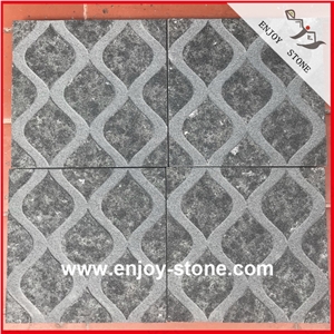 Flamed Mongolia Black Basalt Tiles For For Wall And Floor