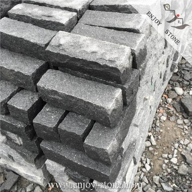 G654 Sesame Dark Grey Cobblestone For Pavers