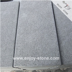 G684 Black  Pearl Basalt Bush Hammered  Wall/Floor Tiles