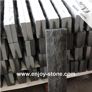 Grey Basalt Mushroom Slabs For Wall And Pavers