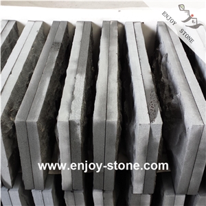 Grey Basalt Mushroom Slabs For Wall And Pavers