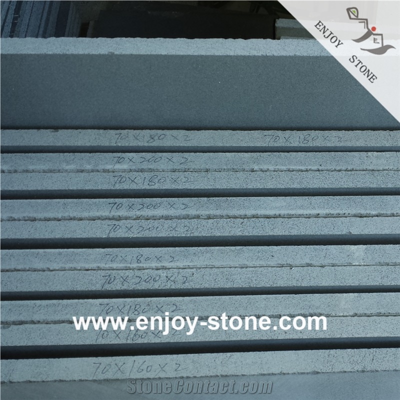 Honed China Basalt Slabs For Wall And Flooring Covering