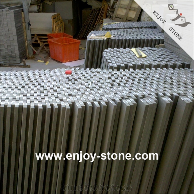 Honed Grey Basalt Tiles For Wall Cladding