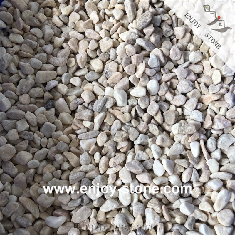 Mixed Sized Pebble Stone For Walkway