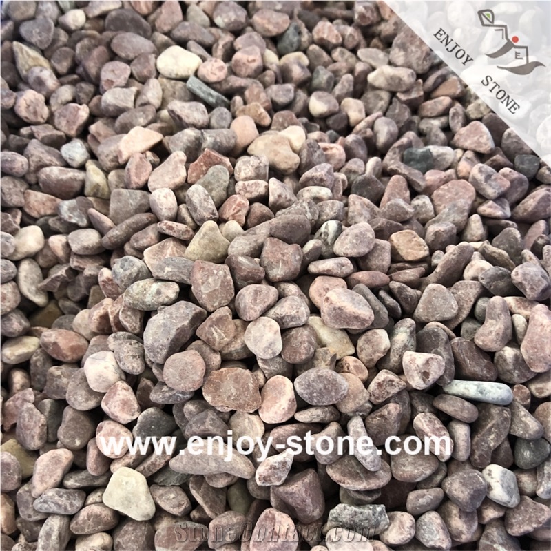 Mixed Sized Pebble Stone For Walkway