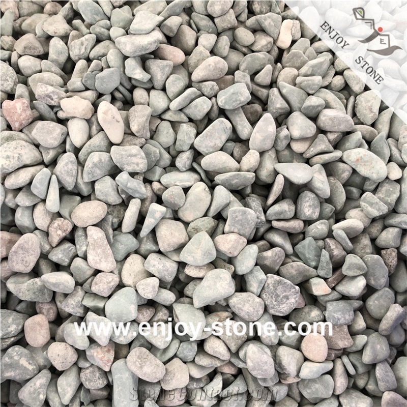 Mixed Sized Pebble Stone For Walkway