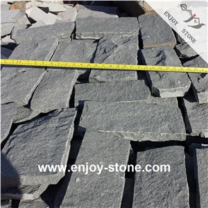 Natural Split China G612 Green Olive Granite For Pavement