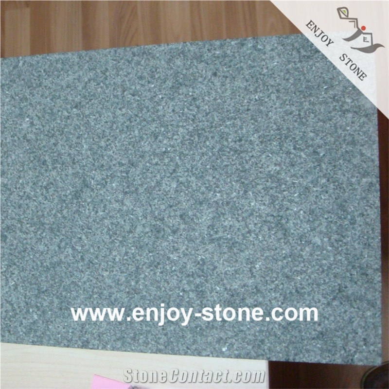Original Flamed G612 Green Granite Tiles For Wall And Floors