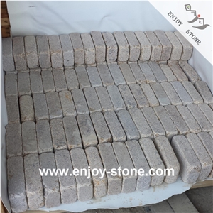 Original G682 Rustic Yellow Tumbled Blocks For Paver
