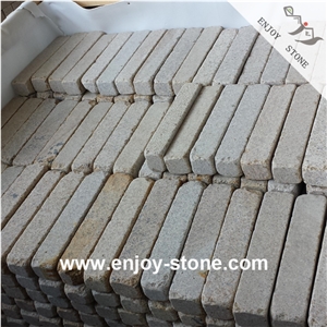 Original G682 Rustic Yellow Tumbled Blocks For Paver