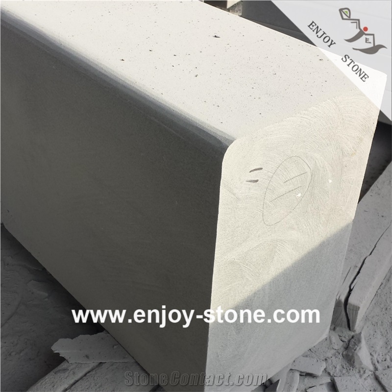 Original Sawn Cut Basalt Curbstone For Roadside