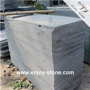 Sawn Cut Lava Stone Tiles For Floor And Wall Cladding