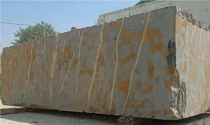 King Gold Marble Blocks