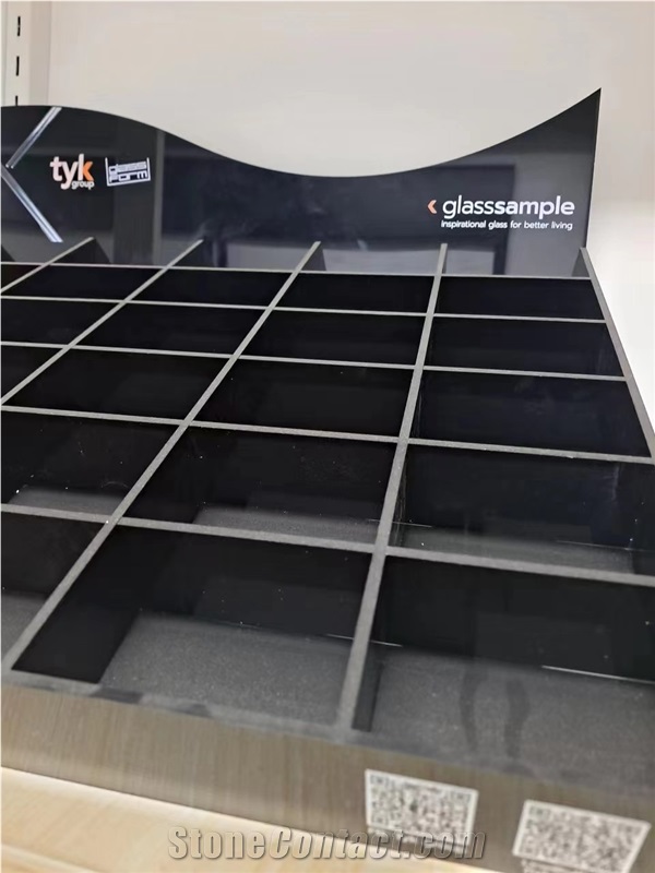 Acrylic Table Display For Quartz Marble Granite Glass Sample