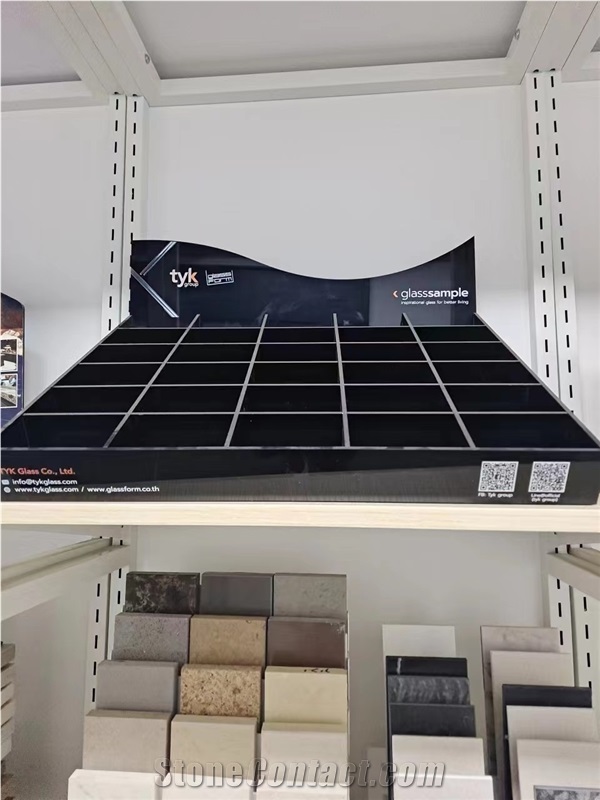 Acrylic Table Display For Quartz Marble Granite Glass Sample