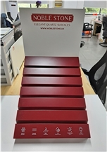 Quartz Stone Counter Display Rack, Glass Sample Display
