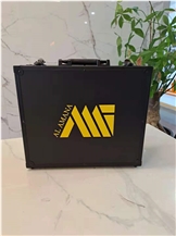 Stone Glass Sample Suitcase