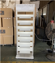 Tile Stone Sample Metal Floor Display Stand Rack