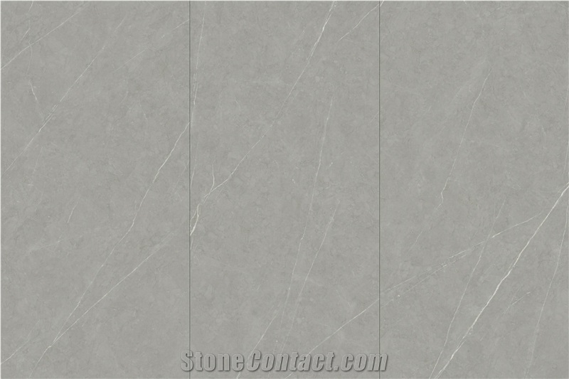 Armani Light Gray Sintered Stone Slabs For Wall And Floor