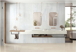 Artificial  White Sintered Stone Slab For Wall And Floor