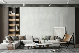 Artificial  White Sintered Stone Slab For Wall And Floor