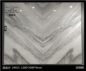 Blue Sands Sintered Stone Slab For Wall Decoration