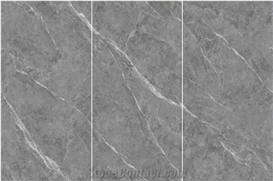 Hermes Grey Sintered Stone For House Flooring Decoration